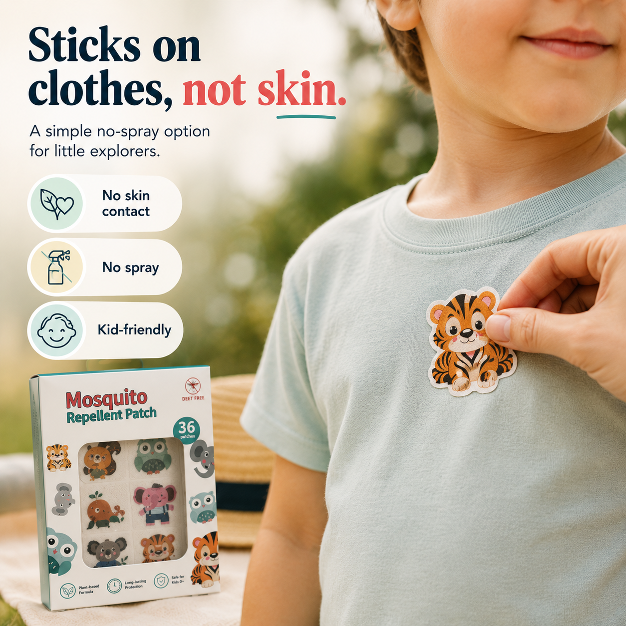 Kidoo Patch — Plant-Powered Mosquito Patches for Kids