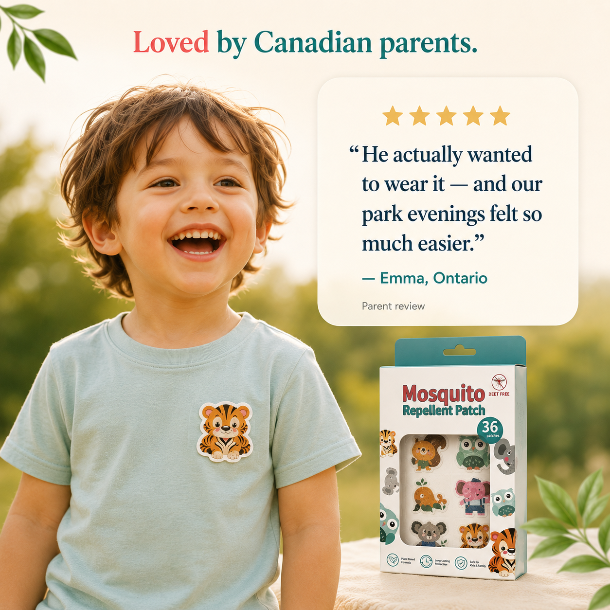 Kidoo Patch — Plant-Powered Mosquito Patches for Kids